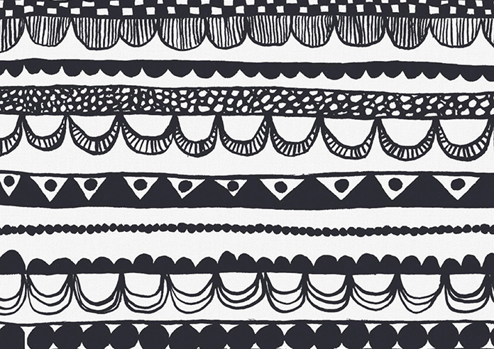 Bohemian, Black - Motorised Roman Blind - Image 7